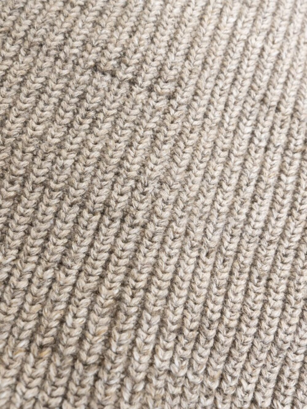 Polo Ralph Lauren Chunky Shawl Collar Cardigan Oatmeal Beige Cotton Knit L - Picture 11 of 13